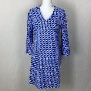 JUDE CONNALLY Blue 3/4 Length Sleeve Dress.